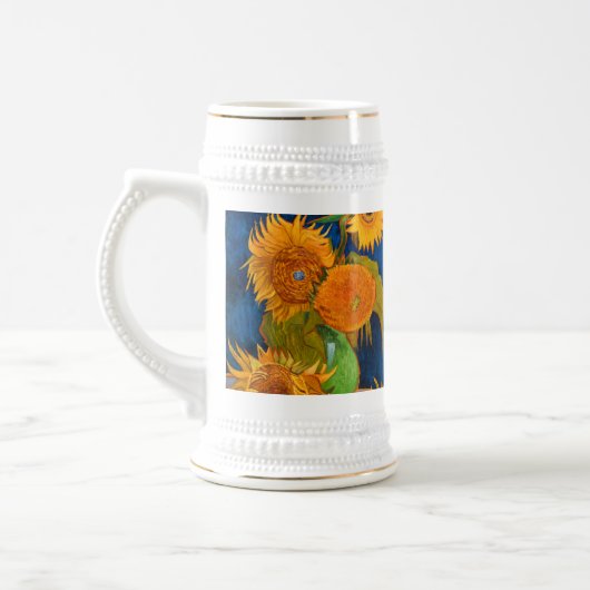 Van Gogh Sunflowers Bierglas (Links)