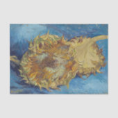 Van Gogh Sunflowers Blumengemälde Seidenpapier (Vorderseite)