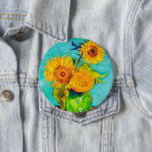 Van Gogh Sunflowers Button (Beispiel)
