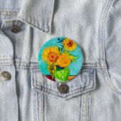 Van Gogh Sunflowers Button (Beispiel)