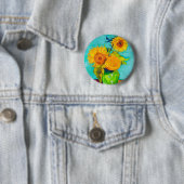 Van Gogh Sunflowers Button (Beispiel)