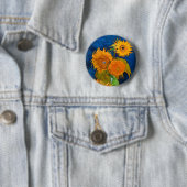Van Gogh Sunflowers Button (Beispiel)