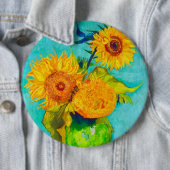 Van Gogh Sunflowers Button (Beispiel)