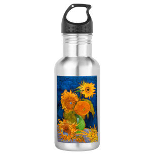 Van Gogh Sunflowers Edelstahlflasche