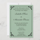 Van Gogh Sunflowers Einladung Hochzeit (Rückseite)