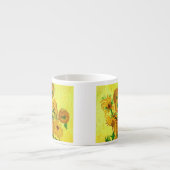 Van Gogh Sunflowers Espressotasse (Vorderseite)