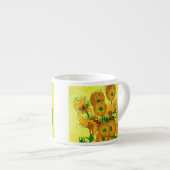 Van Gogh Sunflowers Espressotasse (Vorderseite Rechts)