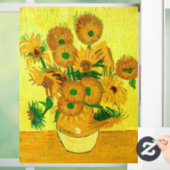 Van Gogh Sunflowers Fensteraufkleber (Zuhause)