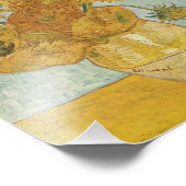 Van Gogh Sunflowers Fotodruck (Ecke)