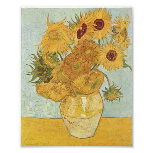 Van Gogh Sunflowers Fotodruck (Vorne)