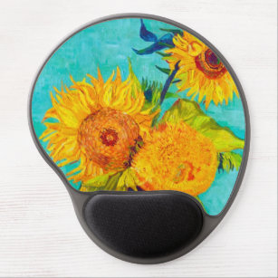 Van Gogh Sunflowers  Gel Mousepad