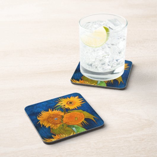 Van Gogh Sunflowers Getränkeuntersetzer (Rechte Seite)