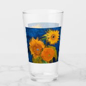 Van Gogh Sunflowers Glas (Vorderseite)