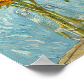 Van Gogh Sunflowers in a Glass Vase Poster (Ecke)