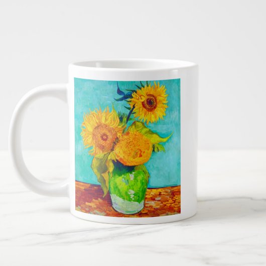 Van Gogh Sunflowers Jumbo-Tasse (Links)