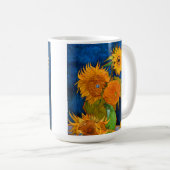 Van Gogh Sunflowers Kaffeetasse (VorderseiteRechts)