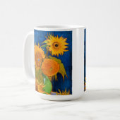 Van Gogh Sunflowers Kaffeetasse (Vorderseite Links)