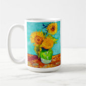 Van Gogh Sunflowers Kaffeetasse (Links)