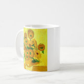 Van Gogh Sunflowers Kaffeetasse (Vorderseite Links)