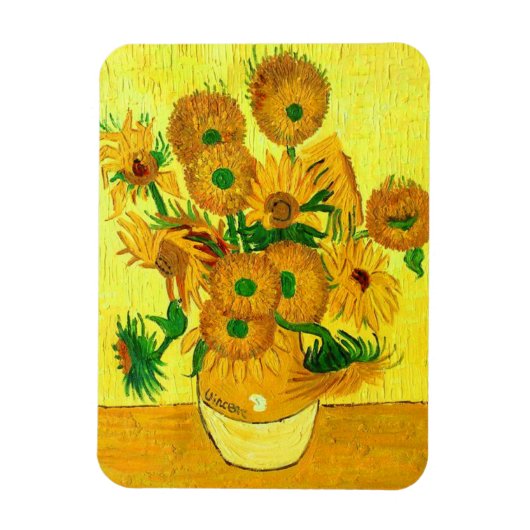 Van Gogh Sunflowers Magnet (Vertikal)