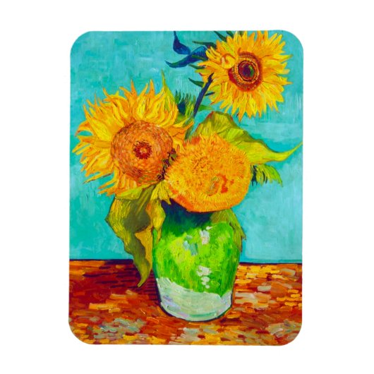 Van Gogh Sunflowers Magnet (Vertikal)