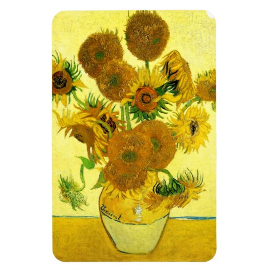 Van Gogh Sunflowers Magnet (Vertikal)