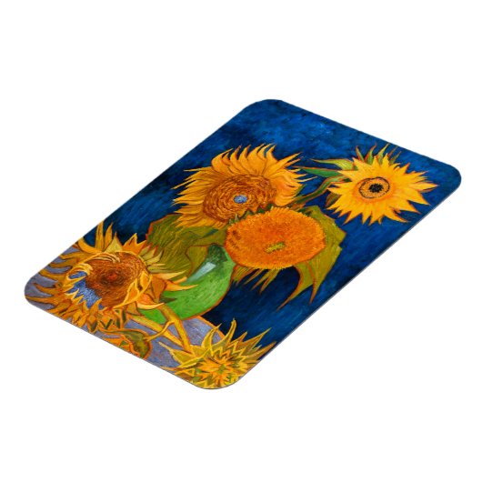 Van Gogh Sunflowers Magnet (Linke Seite)