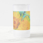 Van Gogh Sunflowers Mattglas Bierglas (Mittel)