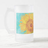 Van Gogh Sunflowers Mattglas Bierglas (Links)