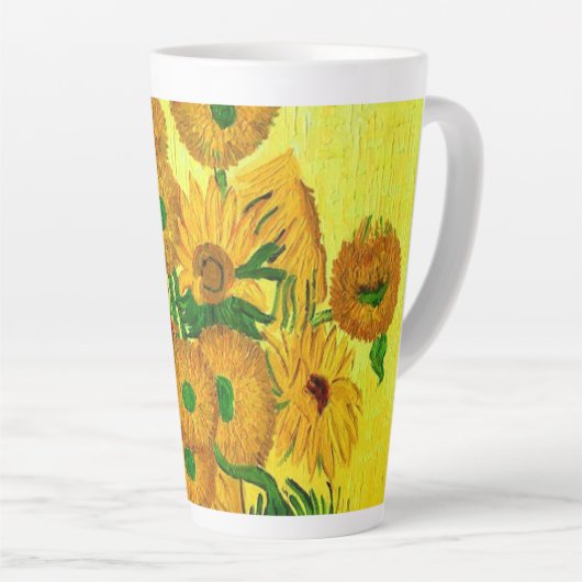 Van Gogh Sunflowers Milchtasse (Rechte Ecke)