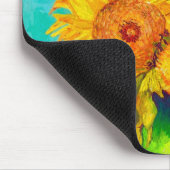 Van Gogh Sunflowers Mousepad (Ecke)