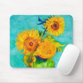 Van Gogh Sunflowers Mousepad (Mit Mouse)