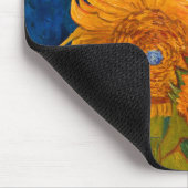 Van Gogh Sunflowers Mousepad (Ecke)