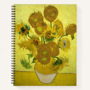 Van Gogh Sunflowers Notebook Notizblock
