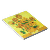 Van Gogh Sunflowers Notizblock (angewinkelt)