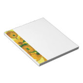 Van Gogh Sunflowers Notizblock (angewinkelt)