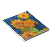 Van Gogh Sunflowers Notizblock (angewinkelt)