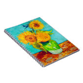 Van Gogh Sunflowers Notizblock (Rechte Seite)