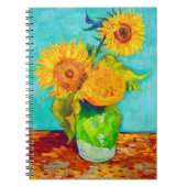 Van Gogh Sunflowers Notizblock (Vorderseite)
