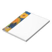 Van Gogh Sunflowers Notizblock (Rotiert)