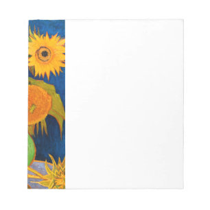 Van Gogh Sunflowers Notizblock
