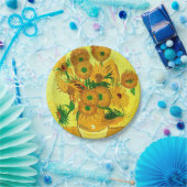 Van Gogh Sunflowers Pappteller (Party)
