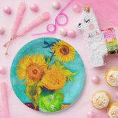 Van Gogh Sunflowers Pappteller (Party)