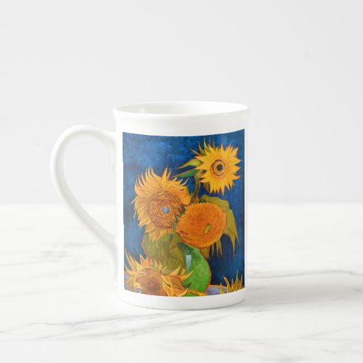 Van Gogh Sunflowers Porzellantasse (Links)