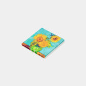 Van Gogh Sunflowers Post-it Klebezettel (angewinkelt)