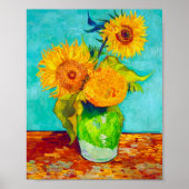 Van Gogh Sunflowers Poster (Vorne)