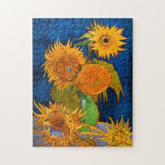Van Gogh Sunflowers Puzzle (Vertikal)