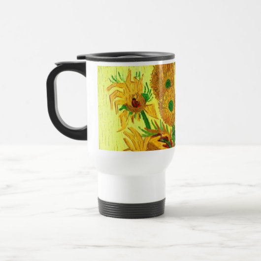 Van Gogh Sunflowers Reisebecher (Links)