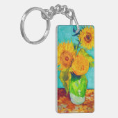 Van Gogh Sunflowers Schlüsselanhänger (Vorderseite links)
