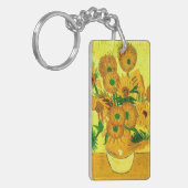 Van Gogh Sunflowers Schlüsselanhänger (Vorderseite links)